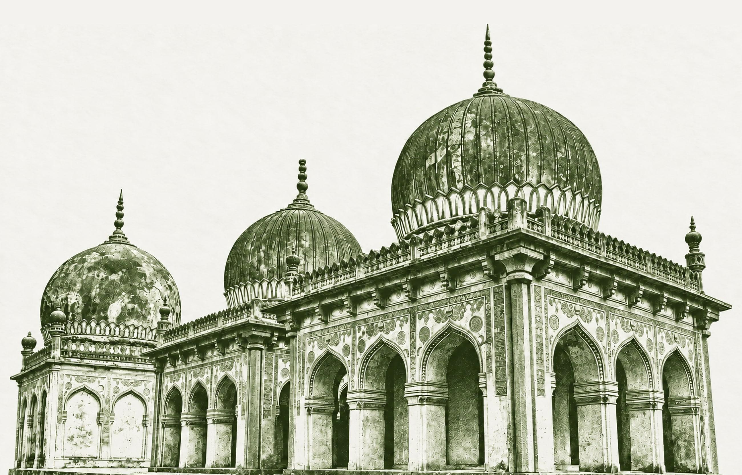 The Qutb Shahi tombs, Hyderabad